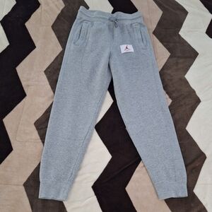 Jordan Women's Flight Fleece Pants in Grey Heather - Size XS